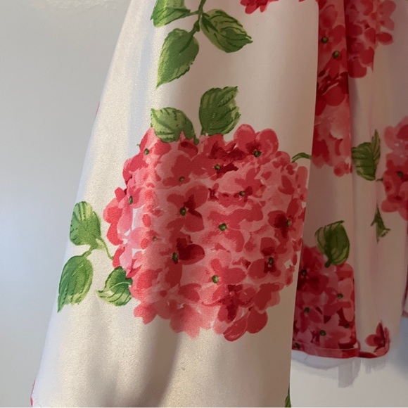 American Princess Pink Hydrangea Puffy Little Girls Dress Size 4T - Picture 4 of 7